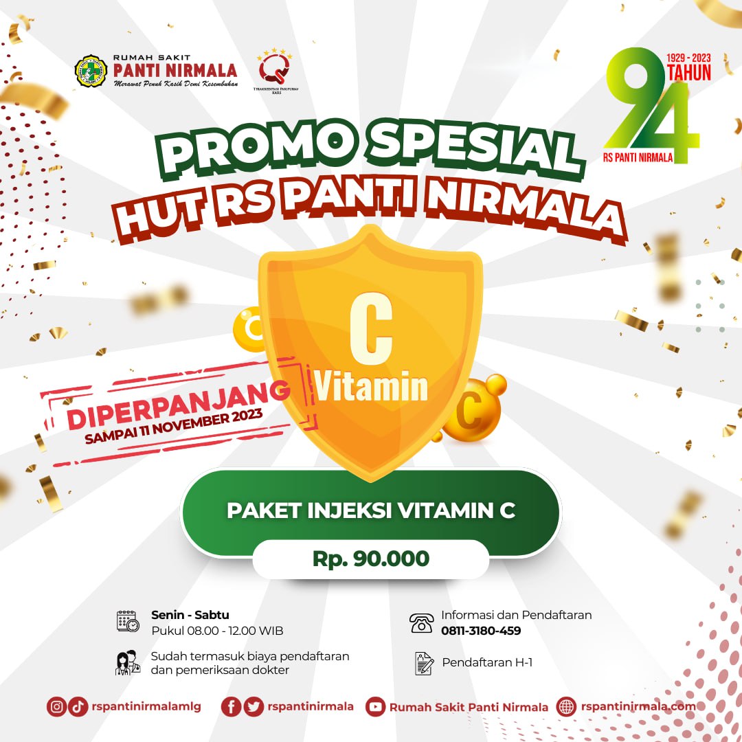Ingin Injeksi Vitamin C? Ini Manfaatnya Bagi Tubuh