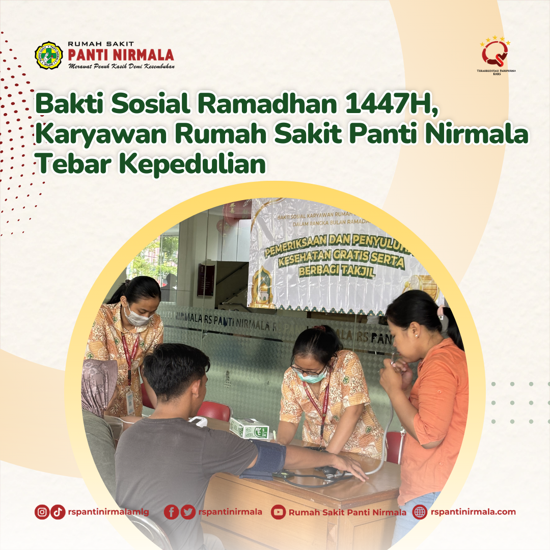 Bakti Sosial Ramadhan 1447H, Karyawan Rumah Sakit Panti Nirmala Tebar Kepedulian