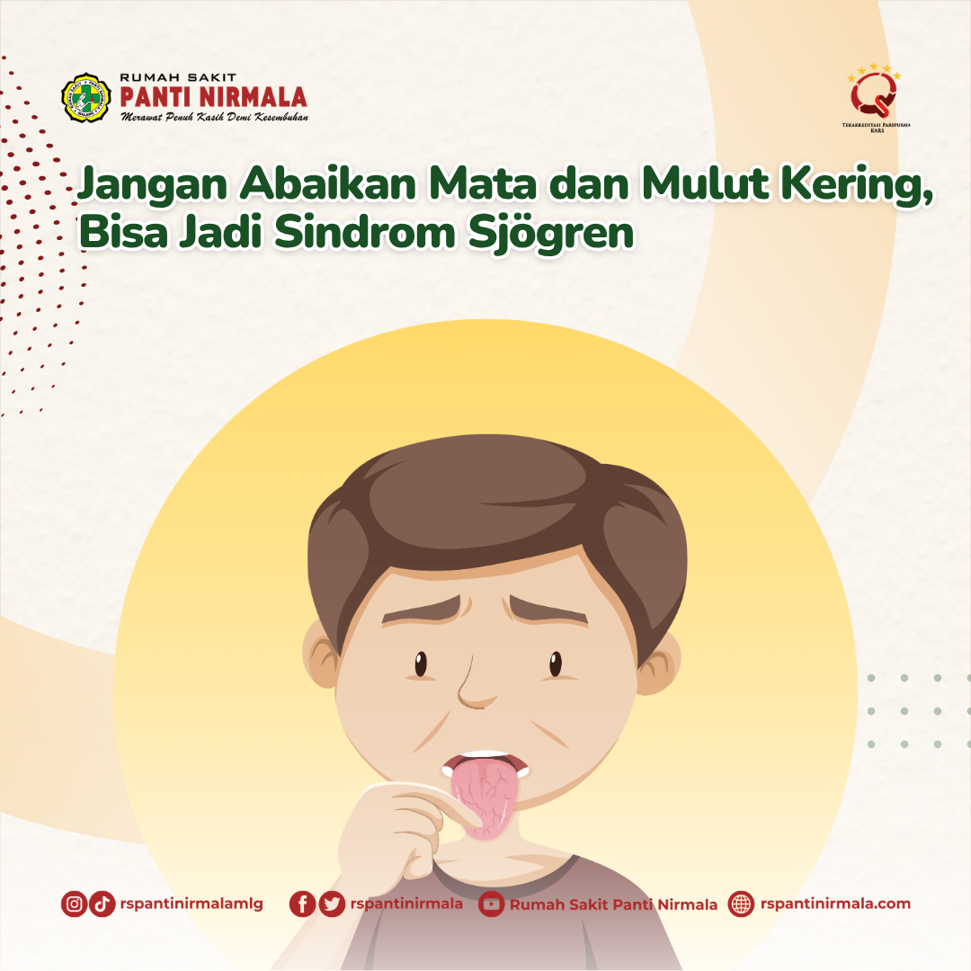 Jangan Abaikan Mata dan Mulut Kering, Bisa Jadi Sindrom Sjögren