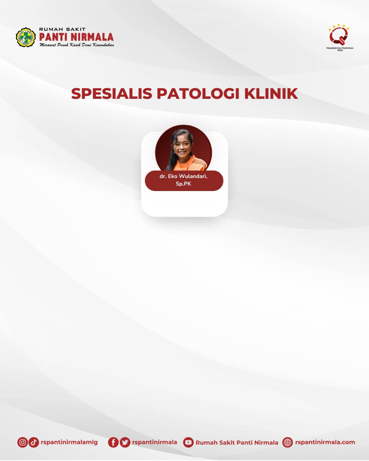 POLIKLINIK SPESIALIS PATOLOGI KLINIK